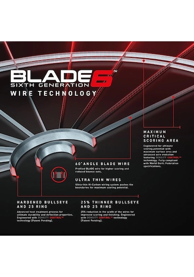 Winmau Blade 6 Dartboard Dart Hedef Tahtası