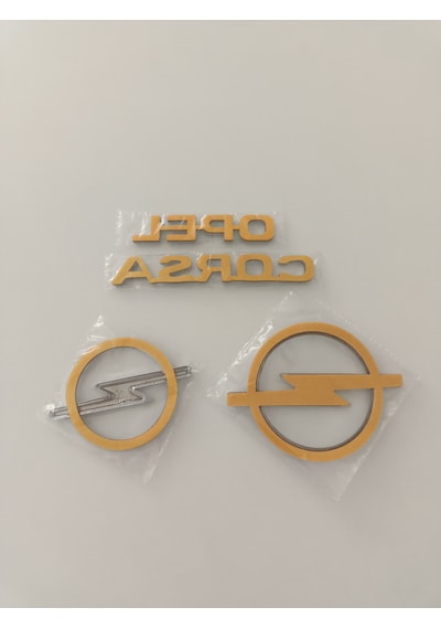 Opel Corsa Bagaj Yazısı Corsa B Ön Arma Arka Bagaj Arması Logo