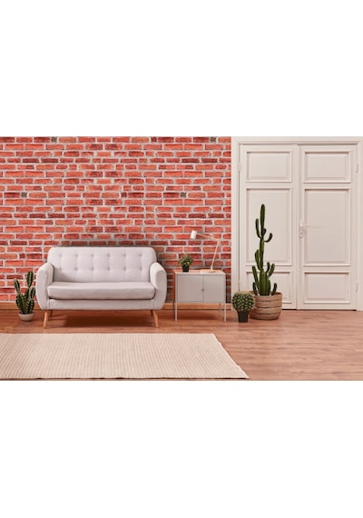 5 Adet X Tuğla Desenli 3D Strafor Köpük Duvar Kaplama Paneli (446785429)
