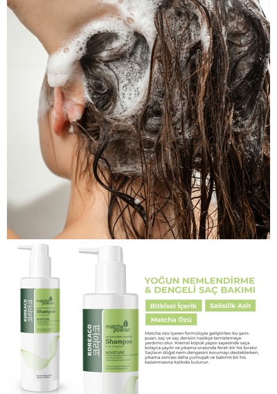 Matcha Therapy Mucize Moisture Shampoo Nemlendirici Yapılandırıcı Onarıcı Şampuan 250 Ml - 802107965 Tüm Saç Tipleri Matcha Therapy Mucize Moisture Shampoo Nemlendirici Yapılandırıcı Onarıcı Şampuan 250 Ml - 802107965 Tüm Saç Tipleri