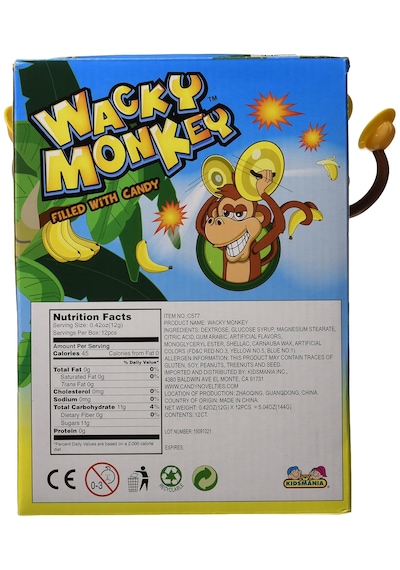 Wacky Monkey Maymun Şeker