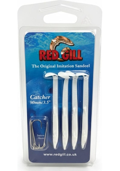 Red Gill Original 9cm Silikon Yem - Whıte