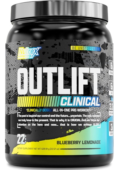 Nutrex Research Outlift Clinical Pump Preworkout With Creatine Eaa Amino Acid Complex 630 Gr Karışık