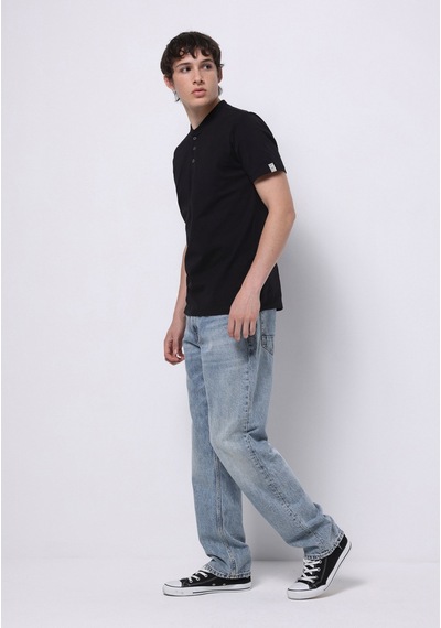 Colin's Colins Regular Fit Yuvarlak Yaka Düz Erkek Siyah Kısa Kol Tişört Cl1077189 Q1.v1 Blk SIYAH