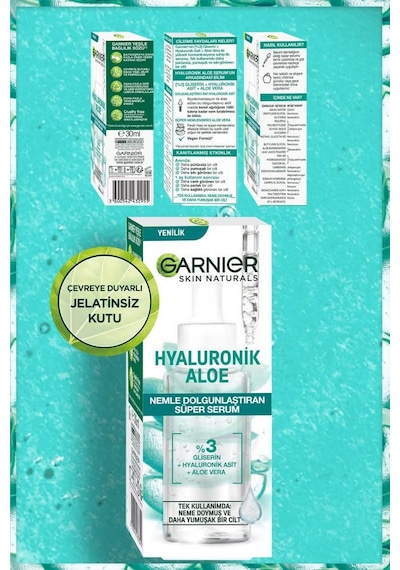 Hyaluronik Aloe Nemle Dolgunlaştıran Süper Serum 30 Ml 2'li Set pktgrndlgssrmikst-8955