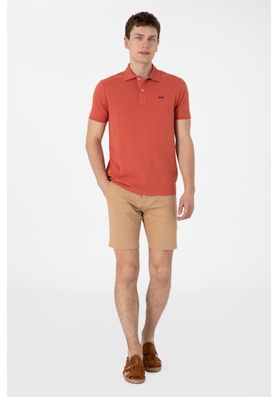 U.S. Polo Assn. Erkek Regular Fit Polo Yaka Pudra Basic Tişört 50306007-VR042