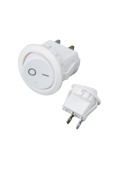 Ayt Ic-133a Yuvarlak Işıksız On Off Anahtar 2 Pin Aç Kapa Düğme Buton 20 Mm