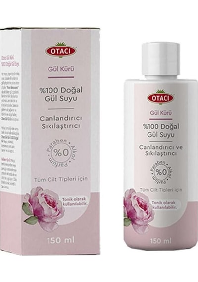 Otacı Doğal Sıkılaştırıcı Canlandırıcı Gül Suyu 150 ML