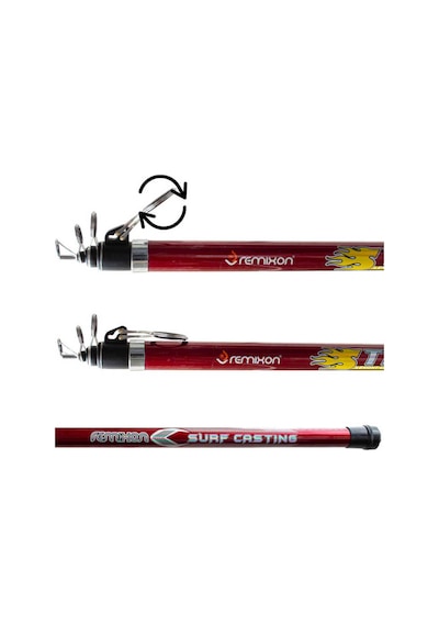 Revenger Rv-65 Remixon Strong Tele Surf 390cm 100-250gr Profesyonel Kıyı Olta Takımı Seti