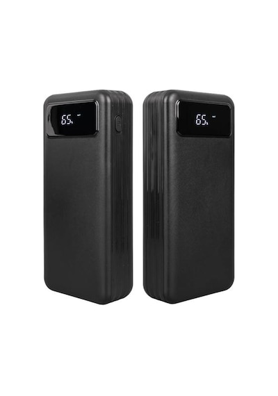 Powermaster K047-20 20000 Mah Dijital Göstergeli Powerbank Siyah