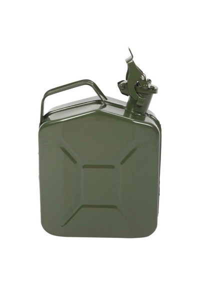 Askeri Tip Metal Benzin Yakıt Bidonu 5 Lt