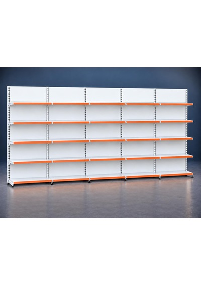 Market Rafı Ekonomik 5'li Bazasız Duvar Ünitesi- 40a/30 4 - H:220 Cm 40x60 Cm-antrasit Gri Çok Renkli