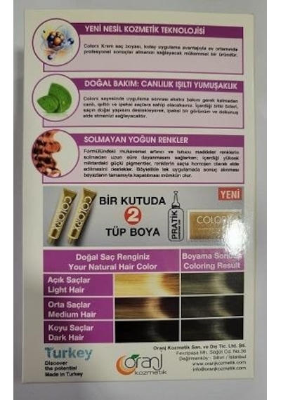 Colorx Saç Boyası Çift - 6.11 Zeytin Kumral