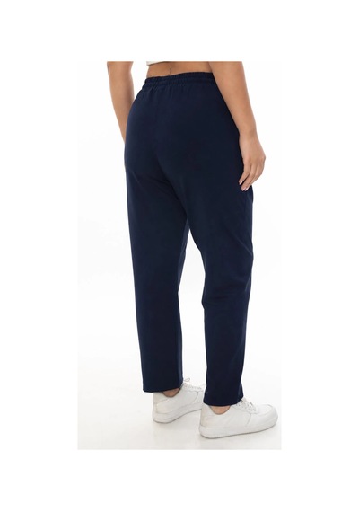 Lady Majestic Büyük Beden Hırka Sweatshirt & Pantolon İkili Takım Kadın Lacivert