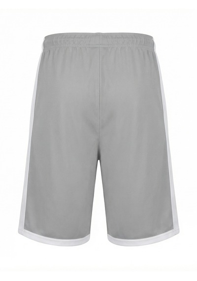 Orendahill Erkek Spor Şort Hızlı Kuruyan Esnek Regular Fit Gym Cepli Yan Çizgi Detaylı Activewear Gri