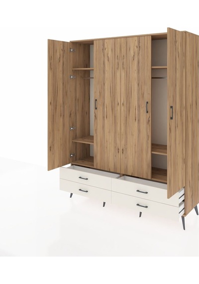 Hyperion Gardrop 6 Raflı 4 Çekmeceli 2 Askılı 176x44x221 Çam-çam/aytaşı Çam/aytaşı Hyperion Gardrop 6 Raflı 4 Çekmeceli 2 Askılı 176x44x221 Çam-çam/aytaşı Çam/aytaşı