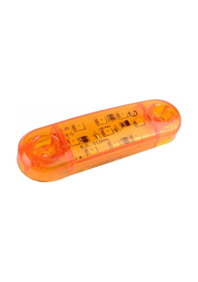 9 Ledli Tombul Parmak Led Sarı 12v-24v Dekoratif Lamba