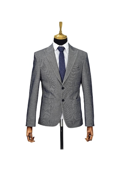 Suitmen Erkek Tek Spor Ceket Çift Yırtmaçlı Bgl-st04512 Antrasit
