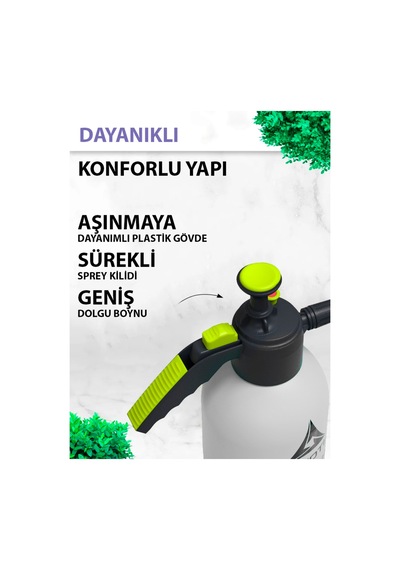 2 Lt Premium Püskürtücü Pompası İlaçlama, Sulama, Temizleme