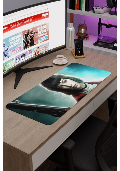 La Casa De Papel-tokyo V3 70x30 Xl Gaming Kauçuk Kaymaz Taban Mouse Pad Fare Altlığı