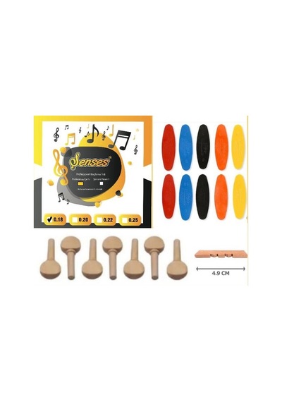 Şenses 0.18 Bağlama Teli + Burgu Seti + Tezene Seti + Eşik