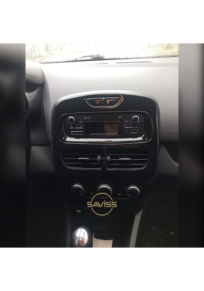 Renault Clio 4 Joy Paket 40 Parça Full Set Torpido Maun Kaplama Piano Black (Parlak Siyah)