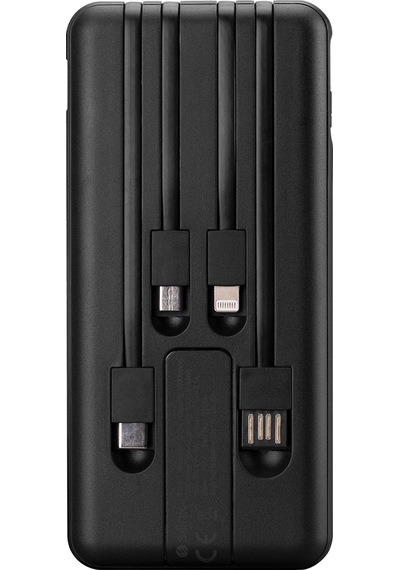 S-lınk Ip-g13k Siyah 10.000mah 1xusb 1xmicro Usb 4in1 Kablolu Type-c Lightning Micro Ve Usb Lcd Göstergeli Powerbank 1923