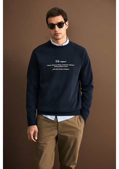 Lufian Cole Erkek Sweatshirt Lacivert Lacivert 112030199100200