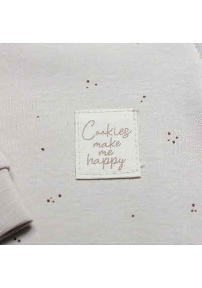 Bistyle Tulum Patiksiz Cookies Make Happy 15127 Ekru Ekru