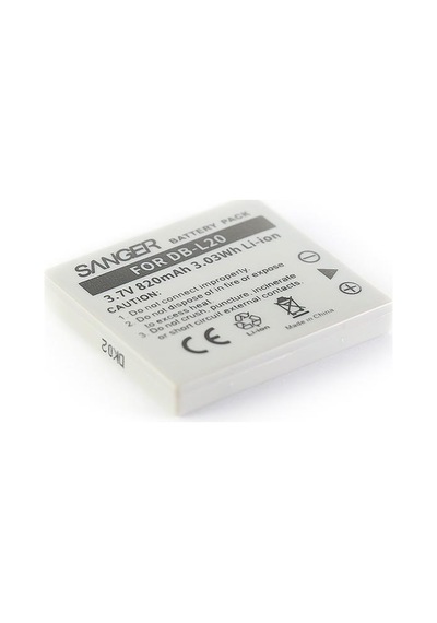 Sanyo Xactı Dsc-J4 Vpc-C1 Vpc-C4 Vpc-C5 için Sanger Db-L20 Batarya