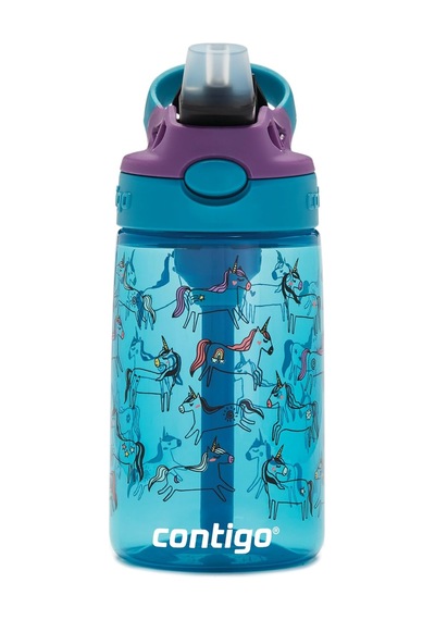 Gizmo Flip Pro Unicorn Tritan Çocuk Suluğu 420 Mavi Açık Kahverengi
