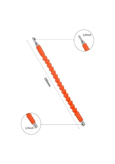 Matkap Ucuna Takılan Bükülebilir Esnek Flex Spiral Uç