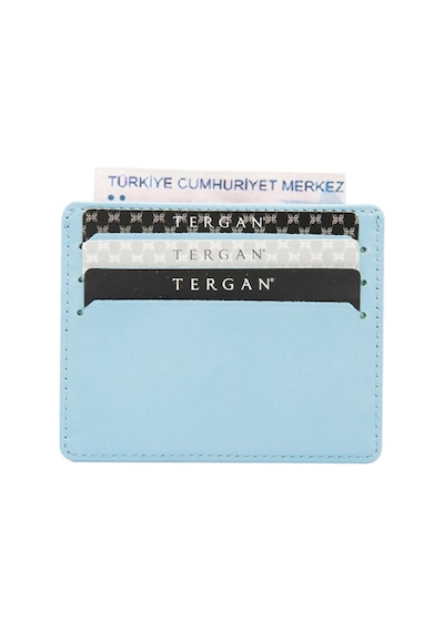 Tergan Mavi Deri Unisex Kredi Kartlık - S1kk00001050-m0k Mavi