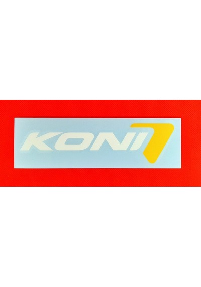 Koni Sticker 16Cm Oto Sticker ( ) Renk Seçiniz Beyaz - Sarı-