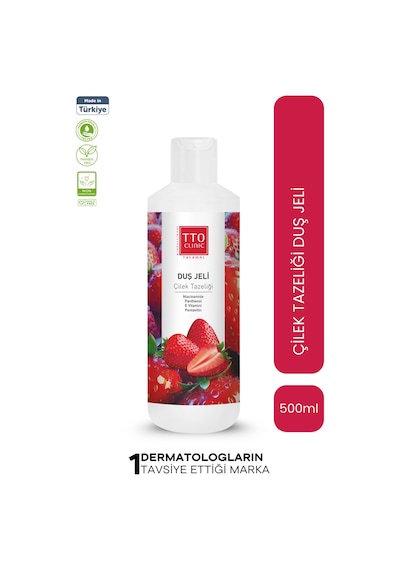 Tto Clinic Duş Jeli Çilek Tazeliği 500Ml