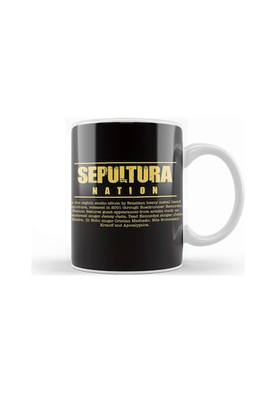 Sepultura Nation 01 Kupa Bardak Porselen Karışık