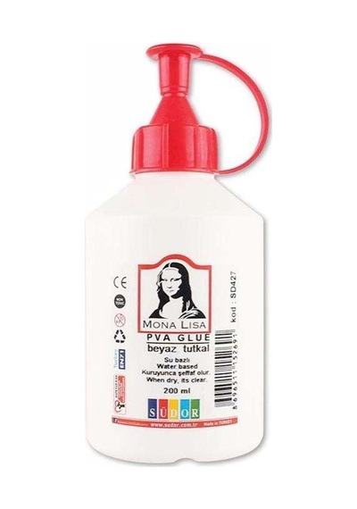 Beyaz Tutkal 250 Gr 1 Adet Beyaz Mobilya Tutkalı 200 Ml Ahşap Tutkalı Su Bazlı Çok Amaçlı Beyaz Tutkal
