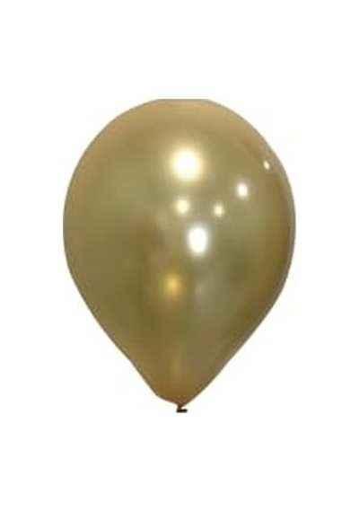 10'lu Metalik Gold Balon Seti, Parti Süslemeleri İçin Uygun 2 Yaş Mavi