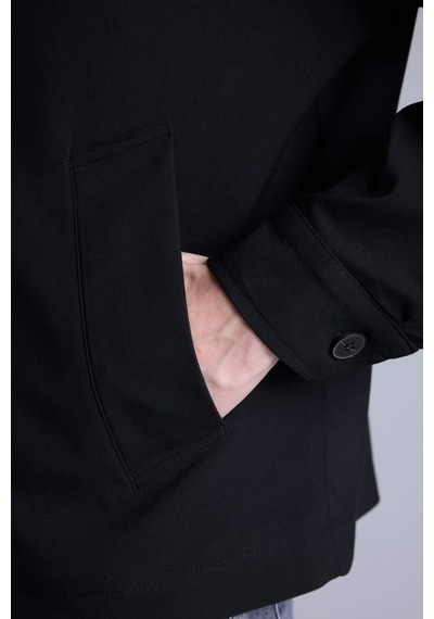 Defacto Regular Fıt Polo Yaka Blazer Ceket H4697ax26spbk27 Siyah-bk27