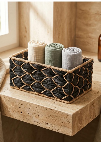 The Mia Braid Organizer Sepet Siyah