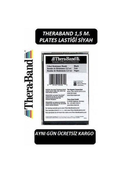Egzersiz Bandı Siyah 1.5 Metre - Theraband Theraband