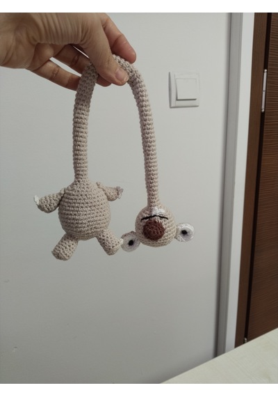 Sid Karakterli Çanta Çharmı Açık Kahve