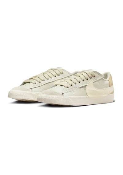 Nike Blazer Low '77 Jumbo Womens Leather Sneaker Hakiki Deri Günlük Spor Ayakkabı Krem Bej