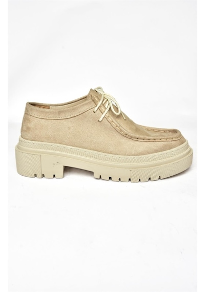 Fox Shoes R294783002 Ten Süet Kadın Ayakkabı 001