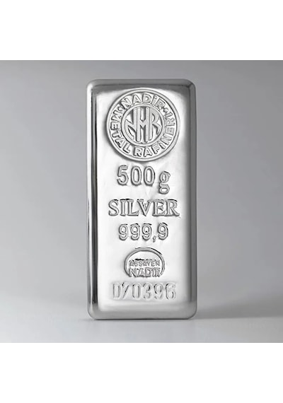 500 Gram Gümüş Külçe 999.9