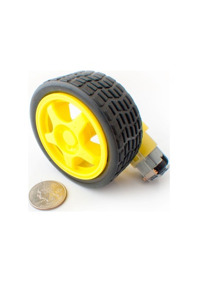 Myrobotech-Motor Ve Tekerlek Seti 6V 250Rpm Arduino