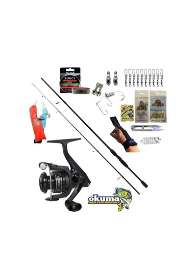 Okuma Revenger Rv-4000a 270cm 20-40gr Double Black Kıyı Spin Olta Takımı Seti