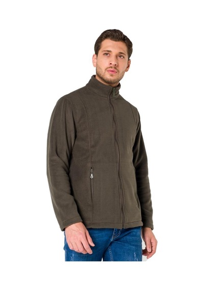 Şensel, Erkek Polar Mont, Haki -99E425- Cepli,Fermuarlı,Outdoor