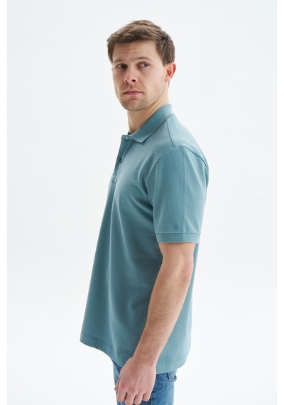 AR-MA Arma Erkek Regular Fit Basic % 100 Pamuk Pike Polo Yaka Tişört Y29374354502 Mavi-m24 Mavi