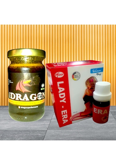 Dragon 110gr Birtkisel Macun + Ladyyeraa10ml Womendrop Set Forwomen